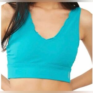 ⭐️Free People Movement ‘Hearts a Flutter’ Sports Bra in Color Wavy Waters Sz M⭐️